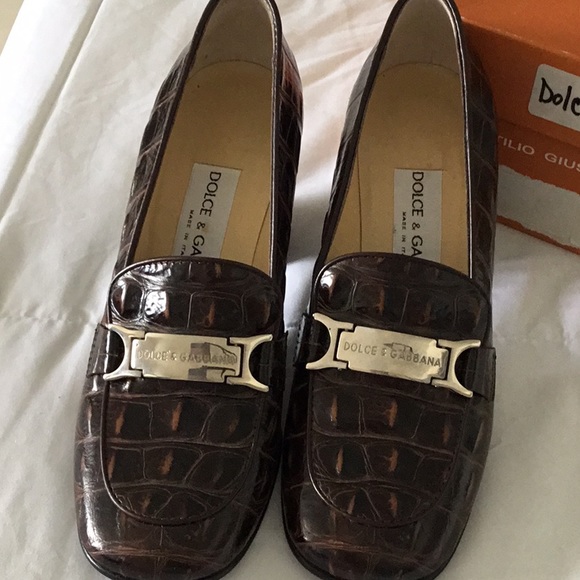 dolce gabbana crocodile shoes